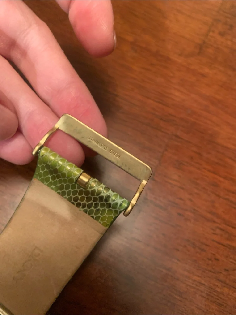 Limited edition rareDKNY collection rare watch with snake like skin belt. Must!
